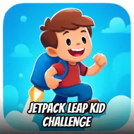 Jetpack Leap Kid Challenge - Jetpack Fly game