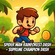 Spider Man Rainforest Dash - Supreme Champion Dash - Jungle Run game